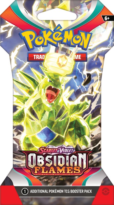 Scarlet and Violet 3: Obsidian Flames - Sleeved Booster