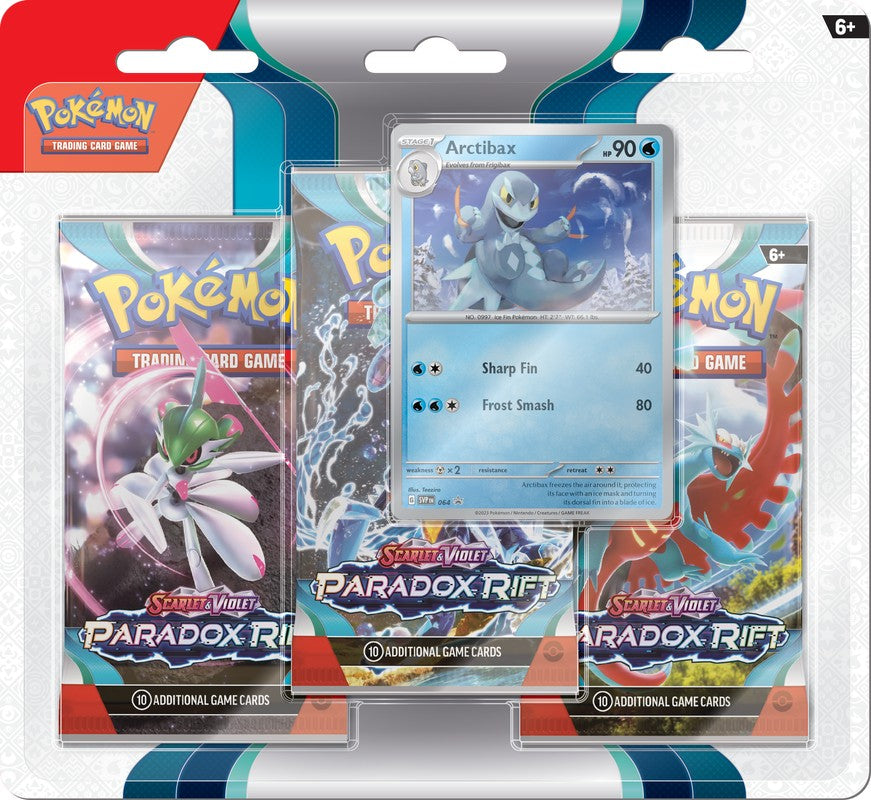 Scarlet and Violet 4: Paradox Rift - 3 Pack Blister