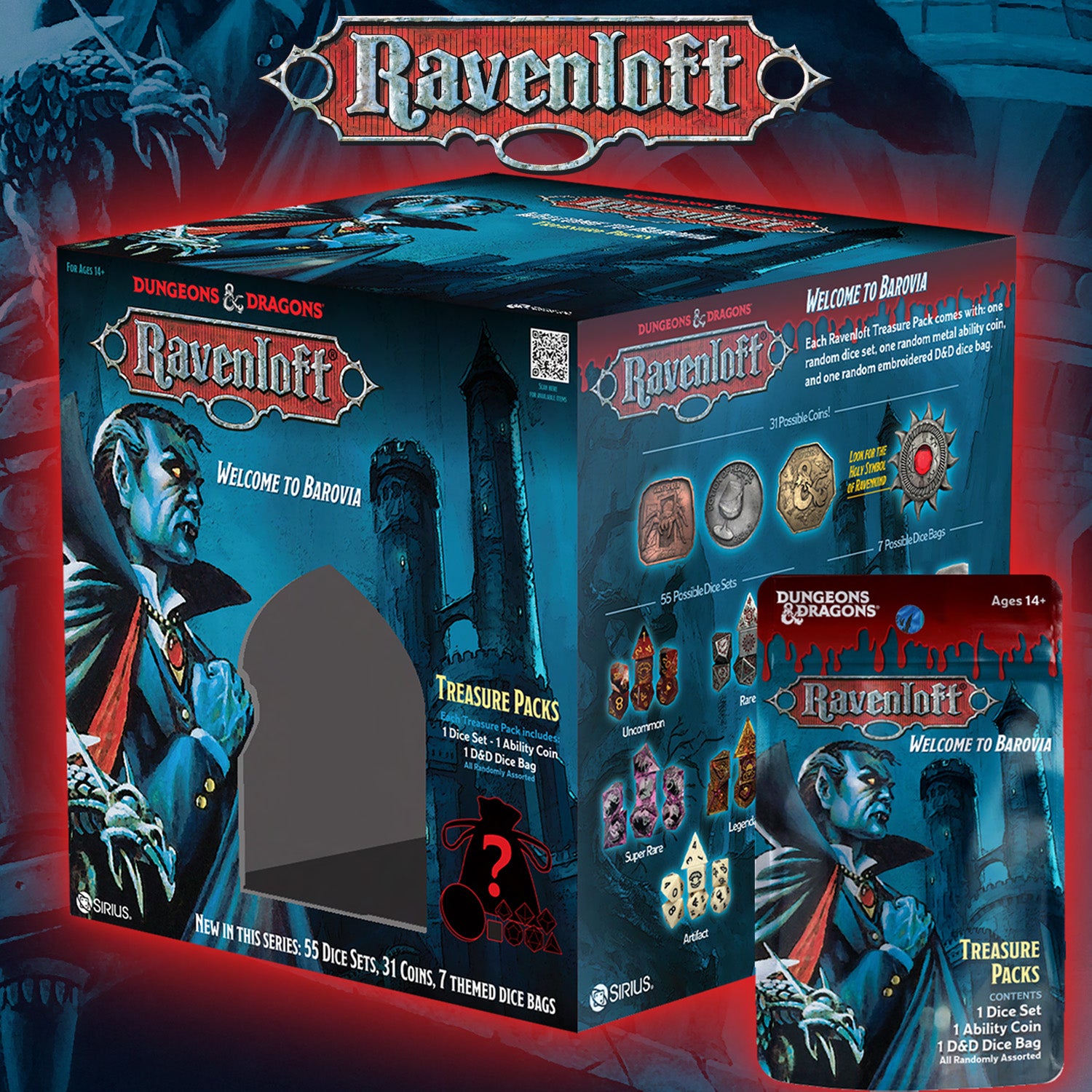 Sirius Dice: D&D Ravenloft - Castle Ravenloft Treasure Packs
