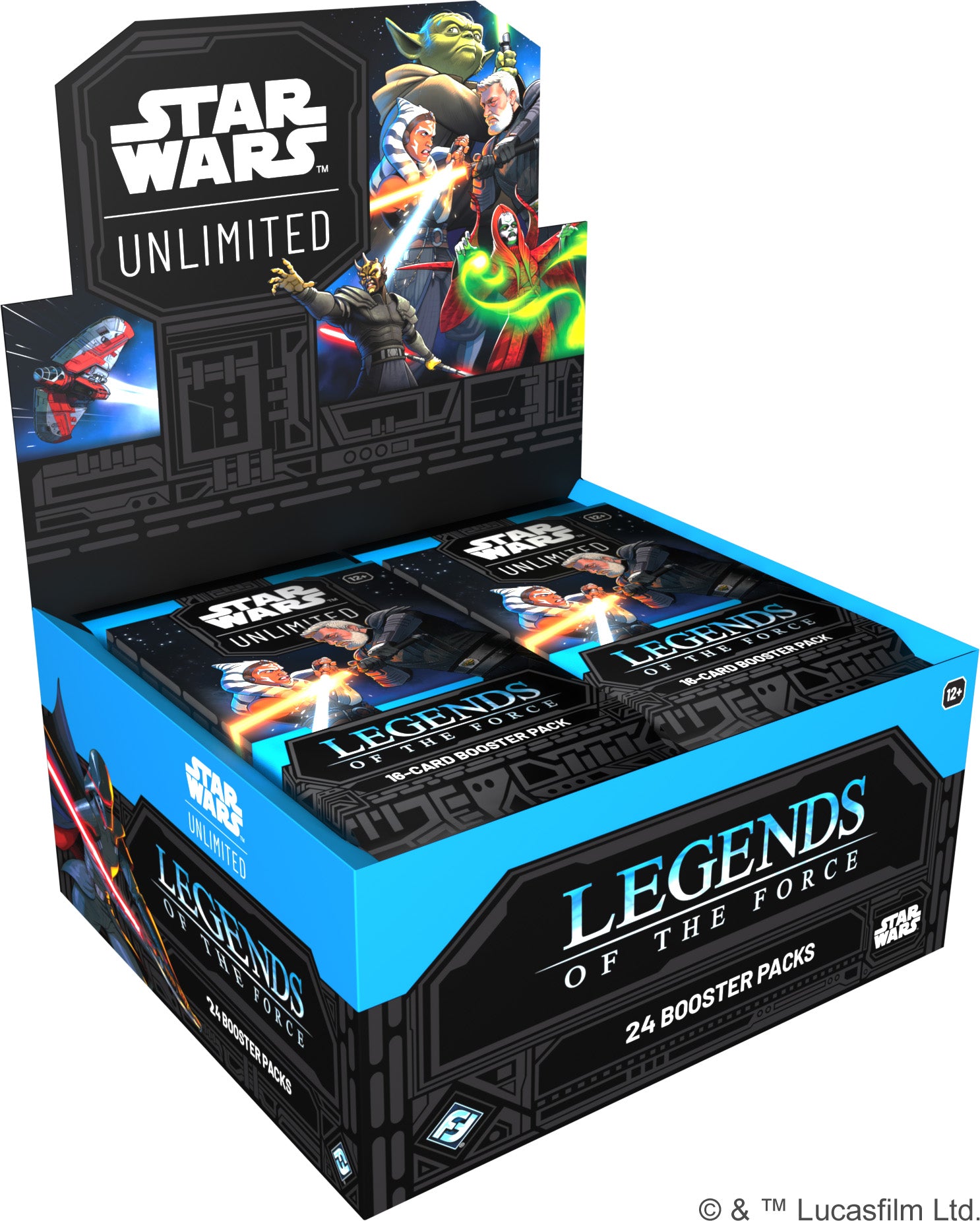 Star Wars Unlimited: Legends of the Force - Booster Display