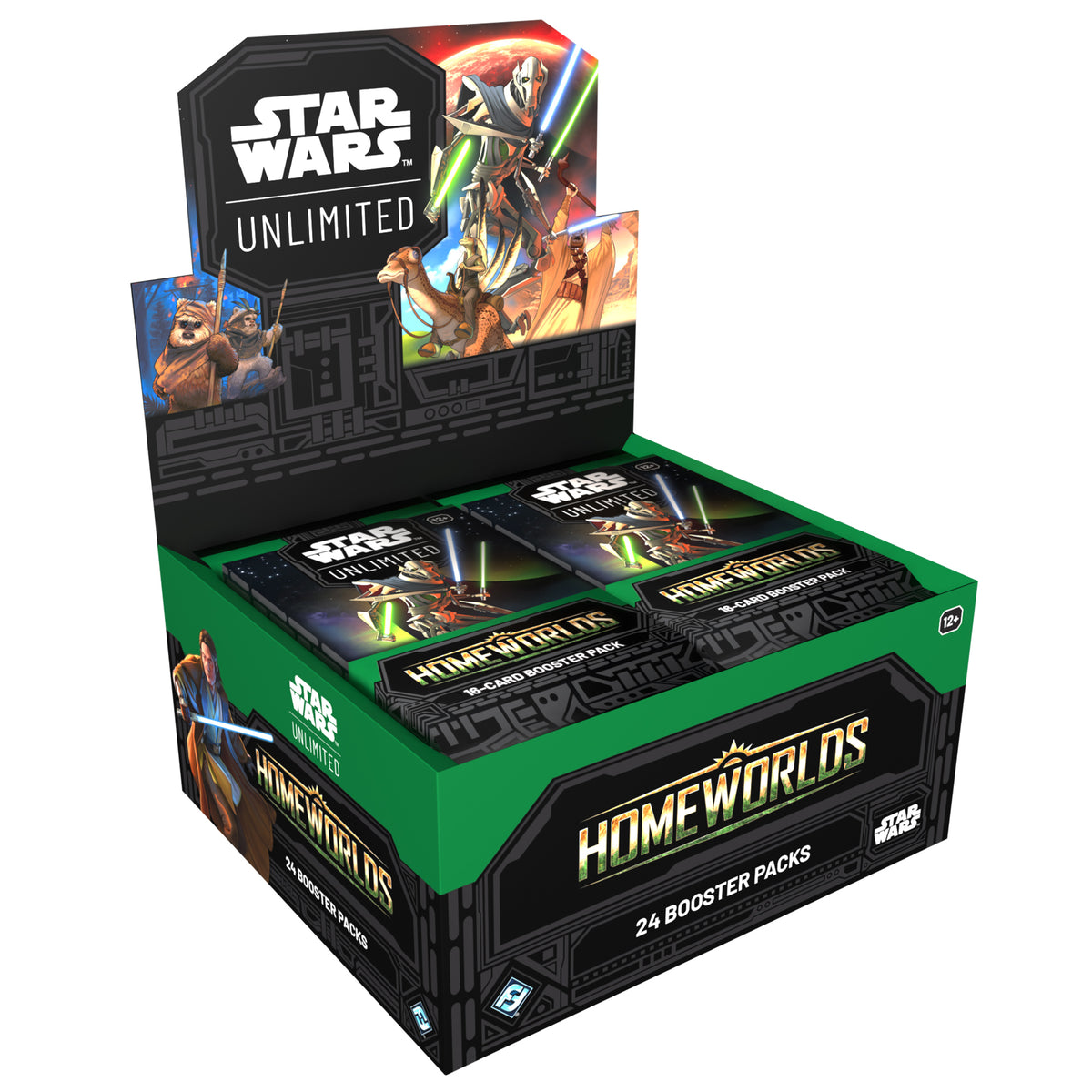 Star Wars Unlimited: Homeworlds - Booster Display