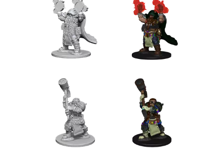 D&D Nolzur's Marvelous Unpainted Miniatures: Dwarf Male Cleric