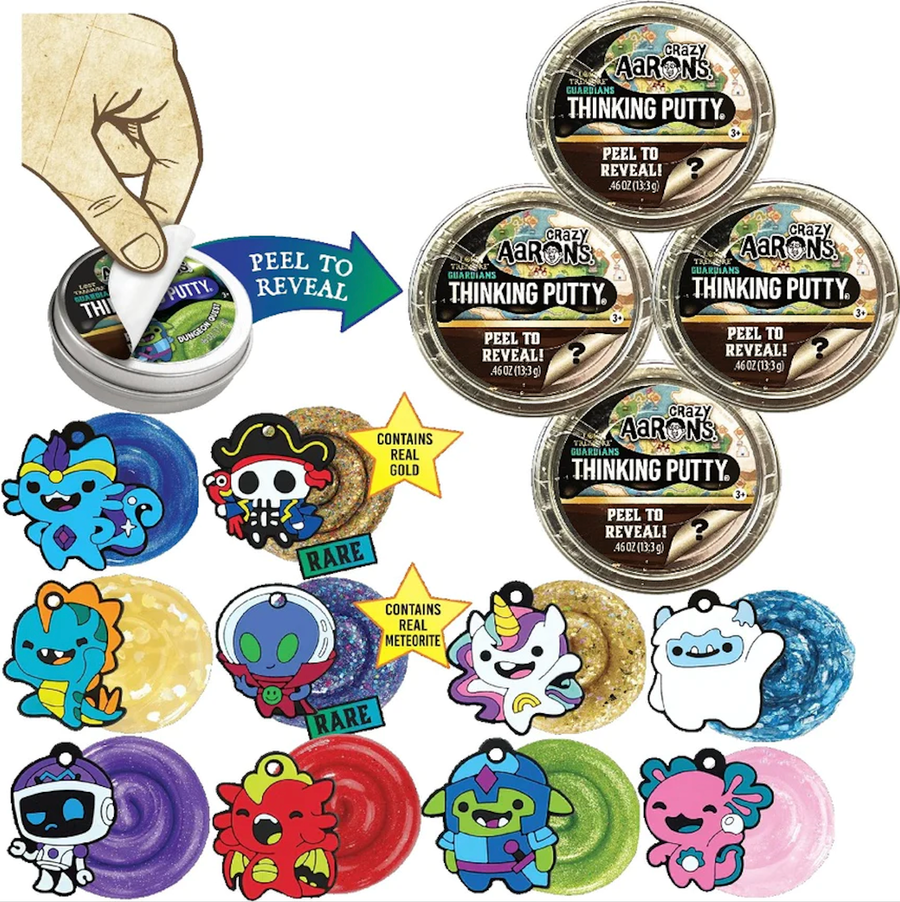 Crazy Aaron's Mini Lost Treasure Guardians