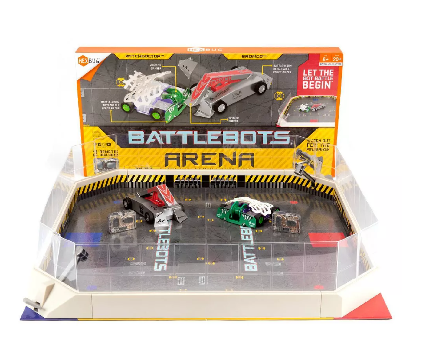 HEXBUG BattleBots Arena 3.0 Witchdoctor vs Bronco