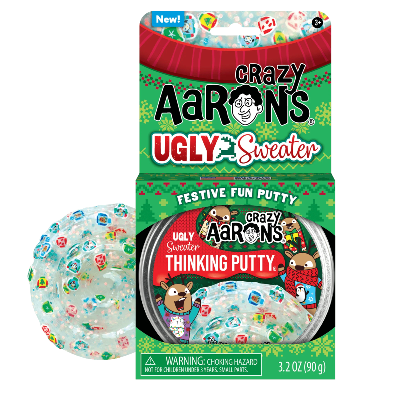 Crazy Aaron's Thinking Putty - Ugly Sweater