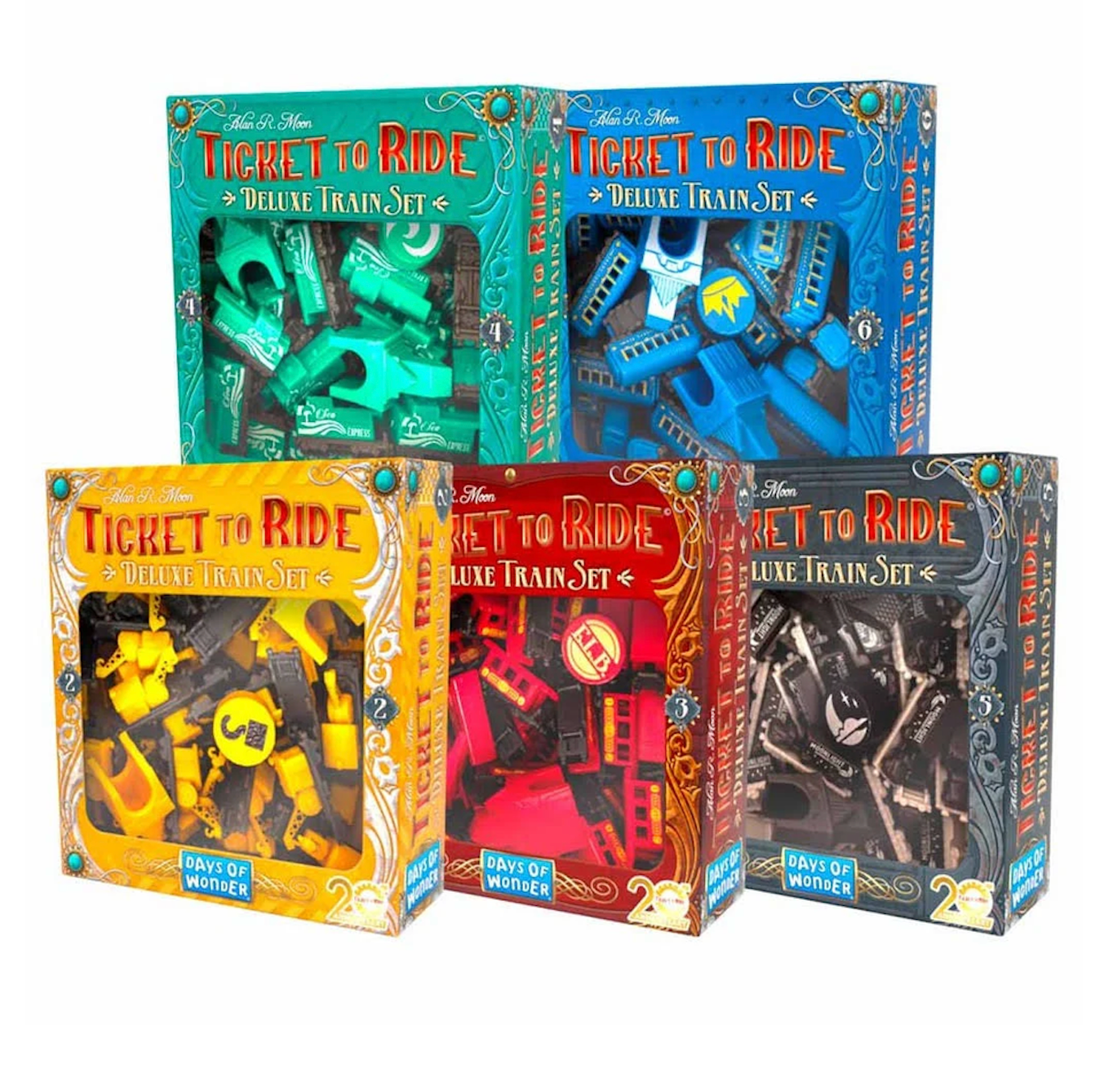 Ticket to Ride: 20th Anniversary Deluxe Train Set