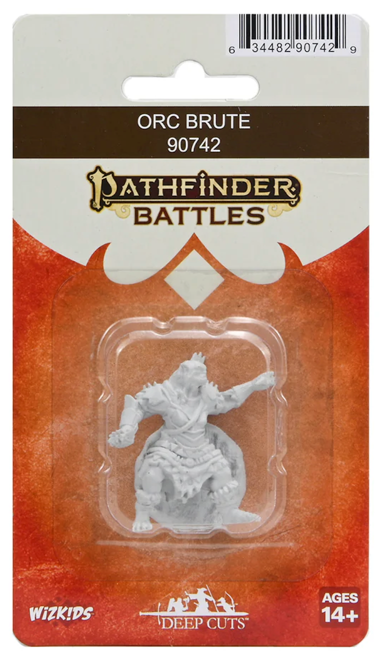 Pathfinder Battles Deep Cuts Unpainted Miniatures: Orc Brute
