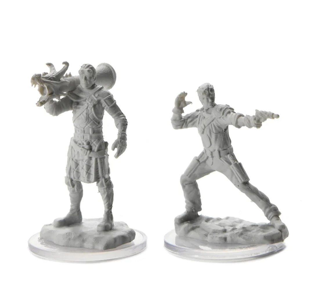 D&D Nolzur's Marvelous Unpainted Miniatures: Human Artificer & Human Apprentice