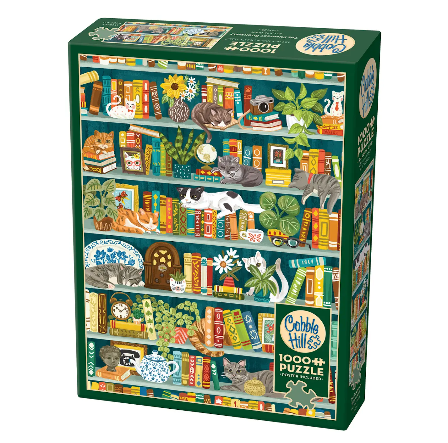 The Purrfect Bookshelf (1000 pc puzzle)