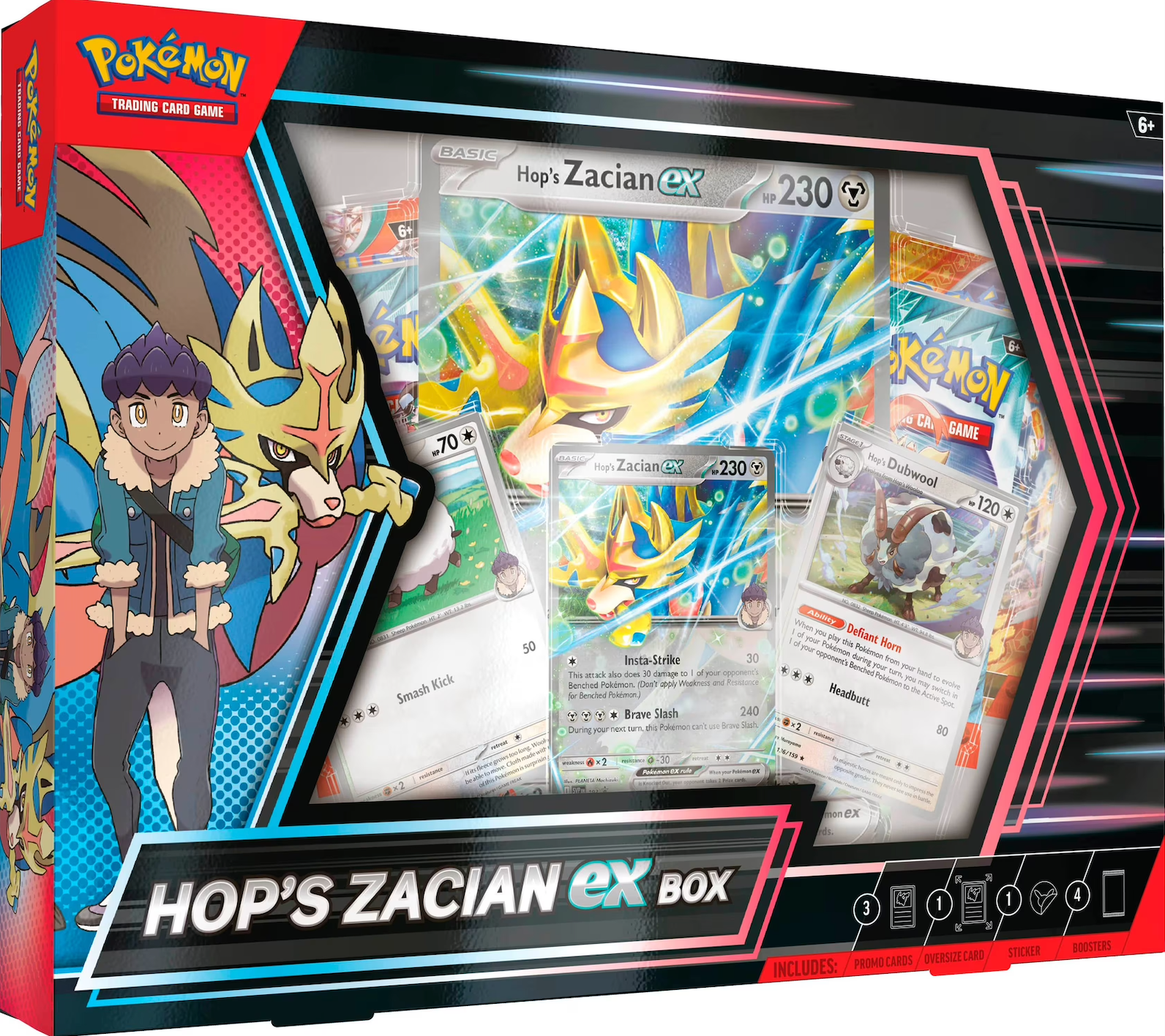 Pokemon TCG: Hop's Zacian ex Box