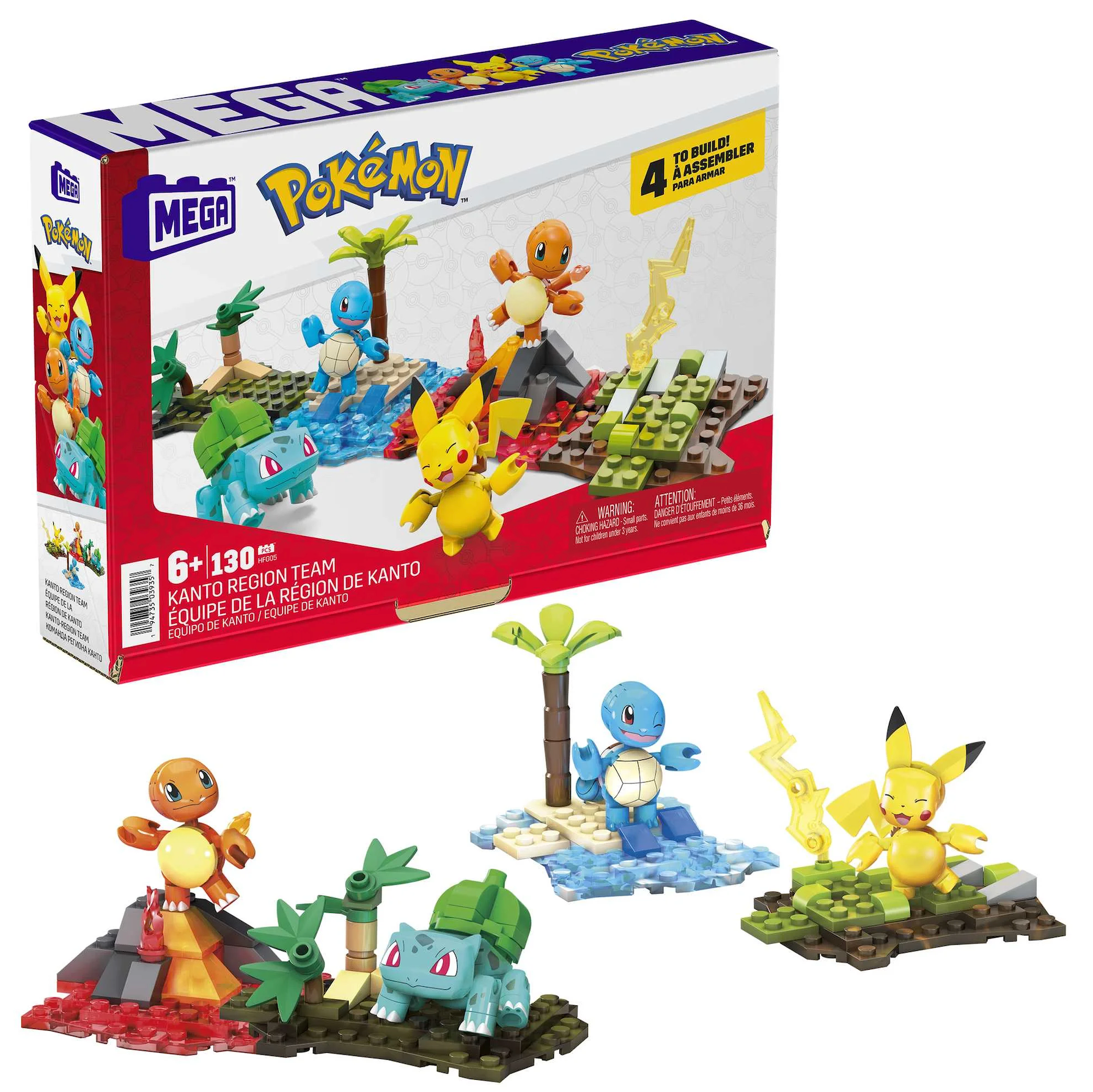Mega Construx - Pokemon: Kanto Region Team