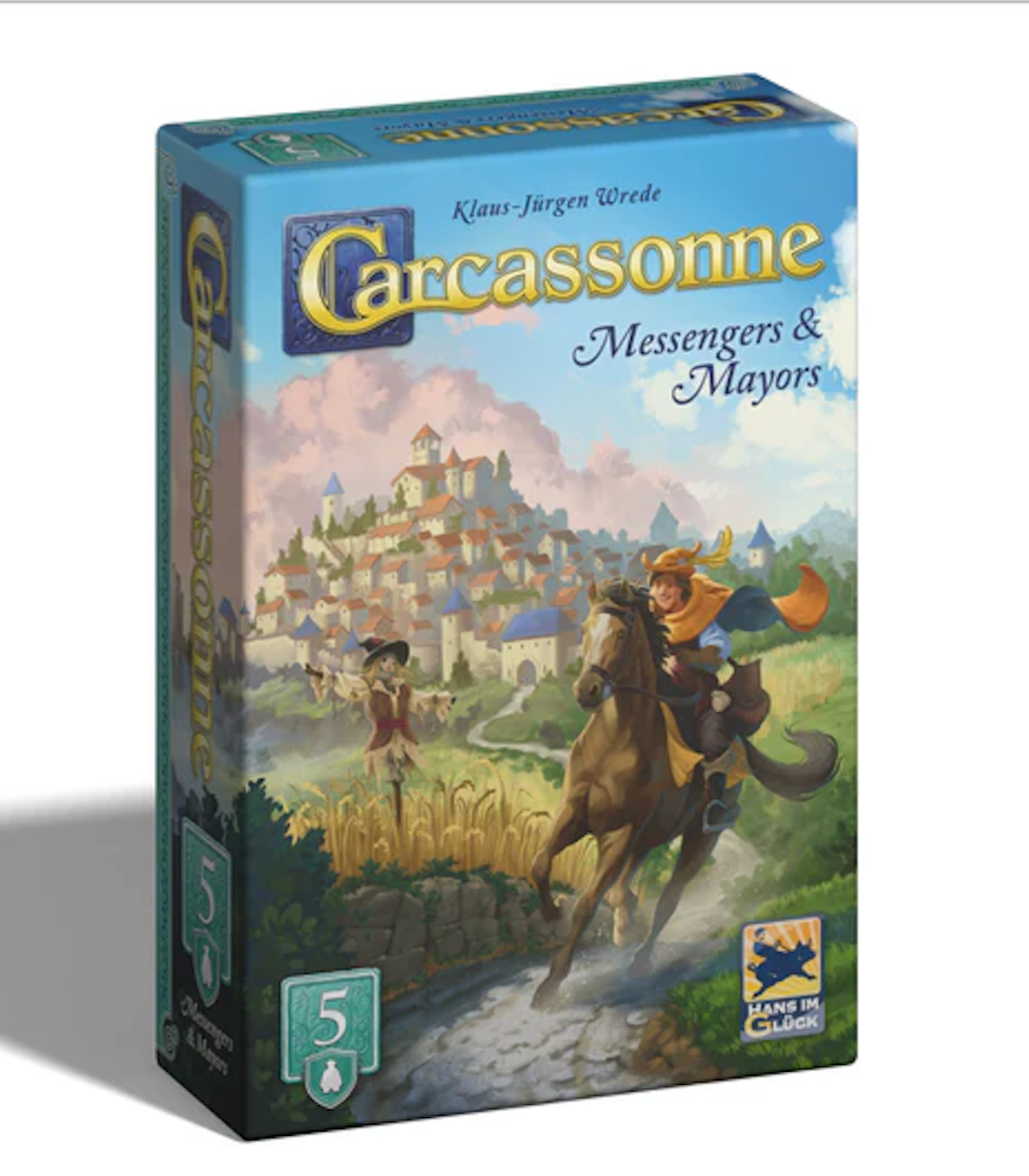 Carcassonne: Exp 5 (V3.1) - Messengers & Mayors
