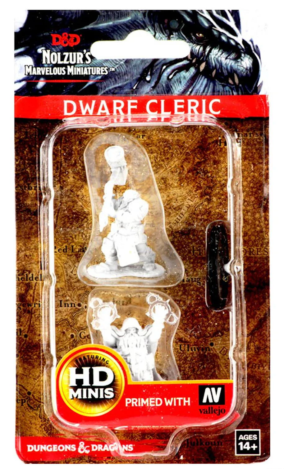 D&D Nolzur's Marvelous Miniatures: Dwarf Male Cleric
