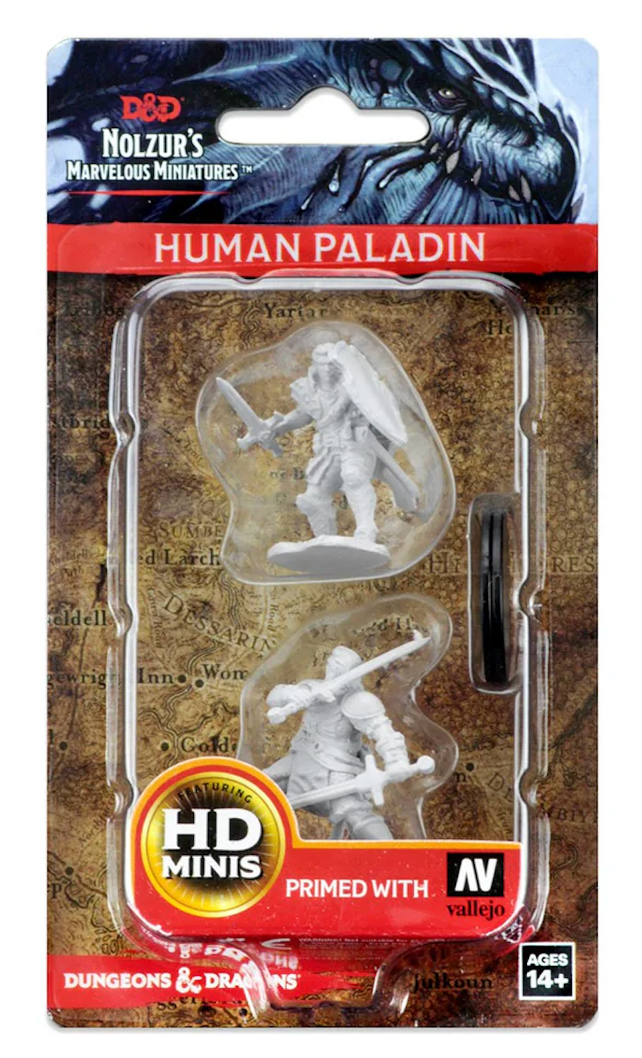 D&D Nolzur's Marvelous Miniatures: Human Male Paladin
