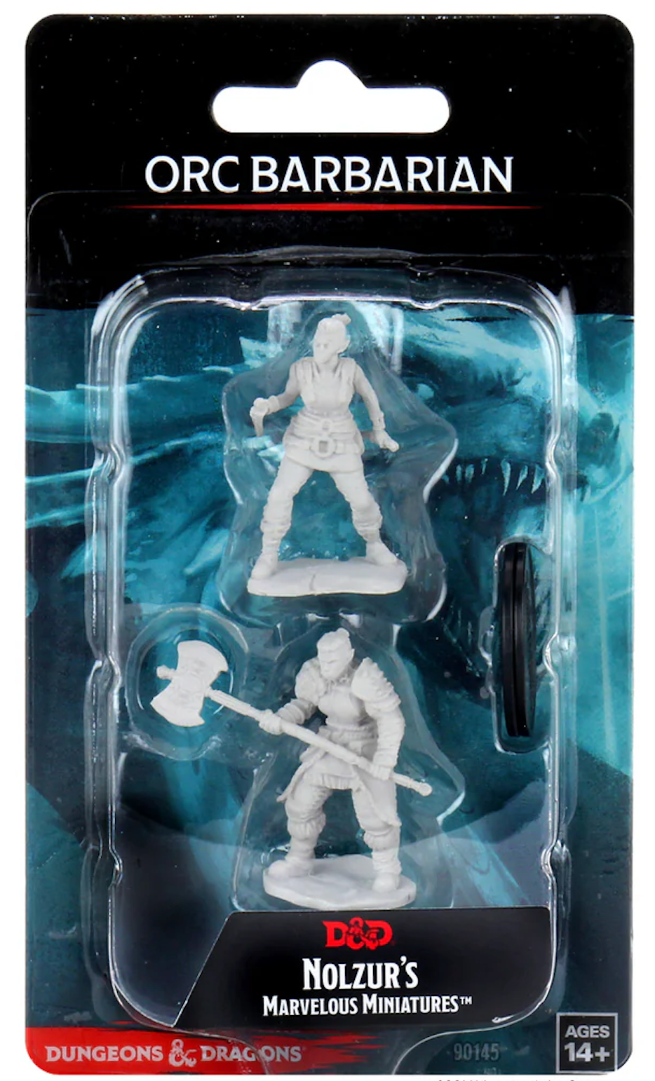 D&D Nolzur's Marvelous Miniatures: Orc Female Barbarian