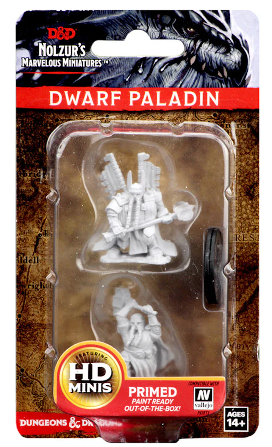 D&D Nolzur's Marvelous Miniatures: Dwarf Male Paladin