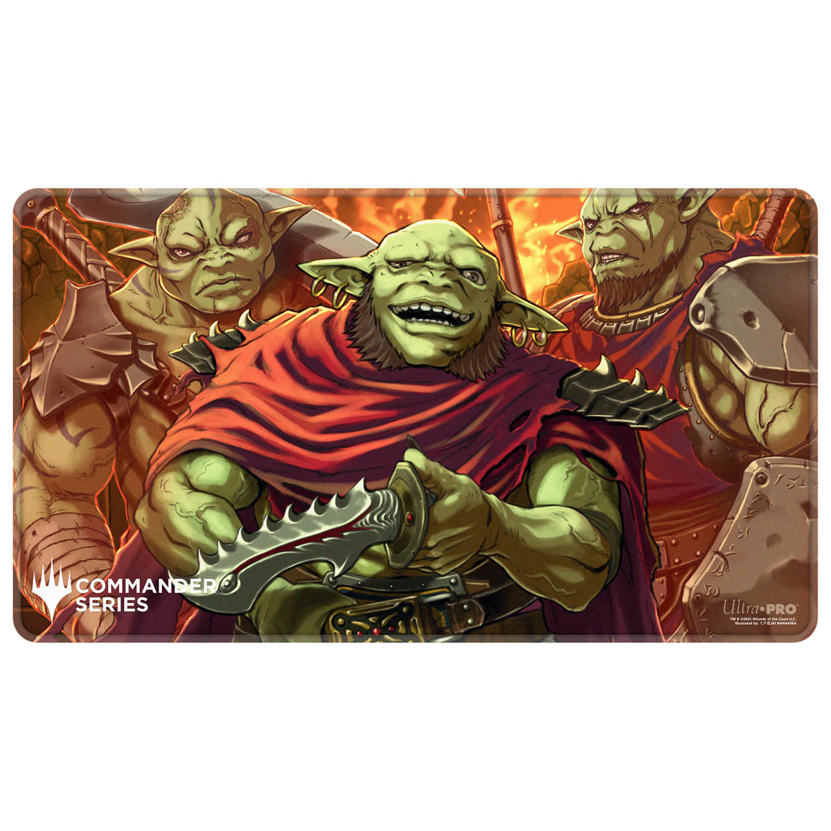 Magic the Gathering Stitched Playmat: Commander Series - Krenko, Mob Boss