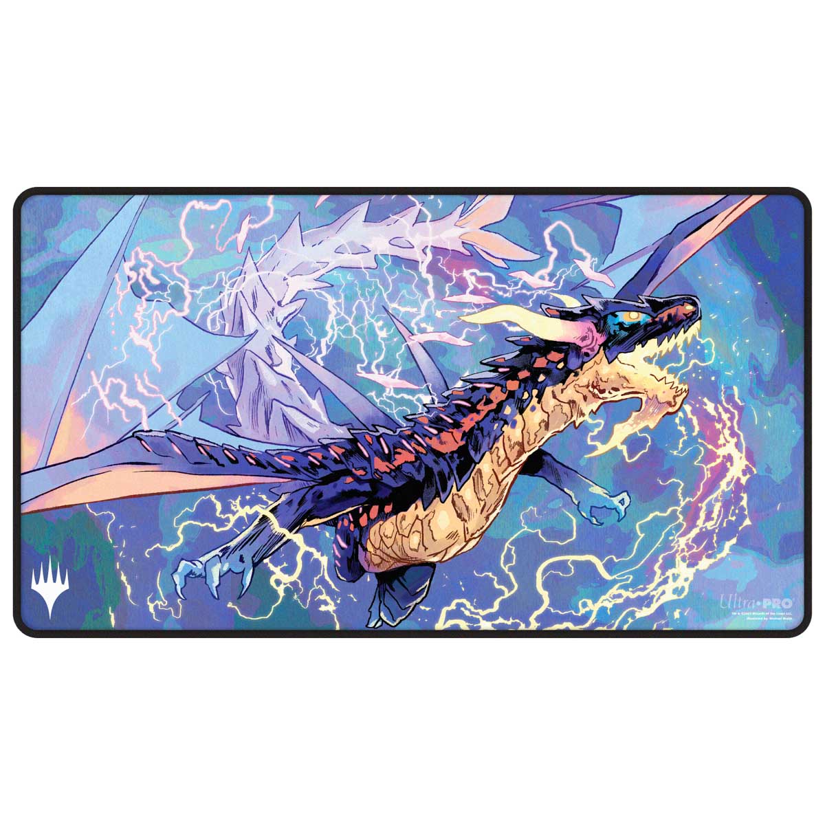 Magic the Gathering Stitched Playmat: Tarkir Dragonstorm - Neriv, Heart of the Storm
