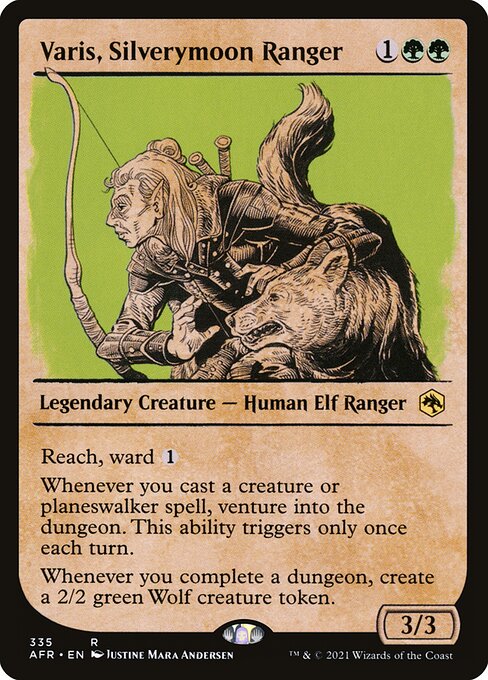 AFR: Varis, Silverymoon Ranger (Showcase) (Foil)