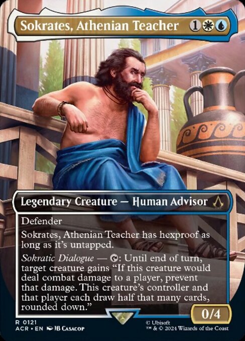 ACR: Sokrates, Athenian Teacher (Borderless) (Foil)