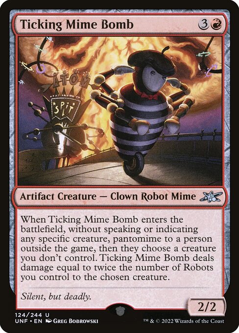 UNF: Ticking Mime Bomb