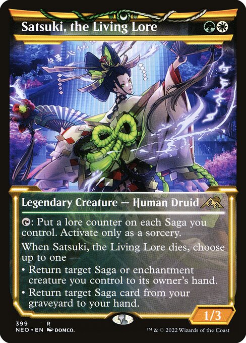 NEO: Satsuki, the Living Lore (Showcase) (Foil)