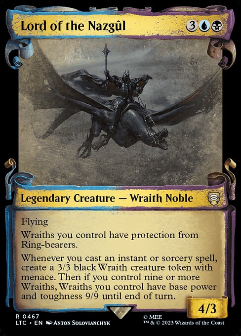 LTC: Lord of the Nazgul (Showcase Scrolls) (Foil)