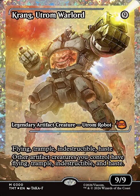 TMT: Krang, Utrom Warlord (Showcase) (Fracture Foil)