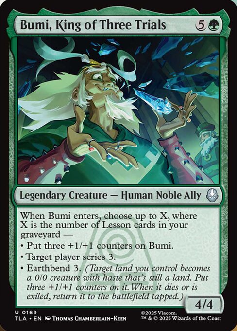 TLA: Bumi, King of Three Trials (Foil)