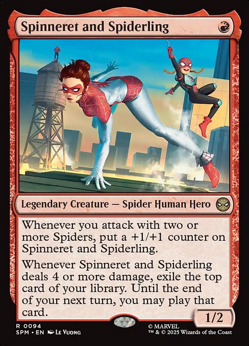 SPM: Spinneret and Spiderling (Foil)