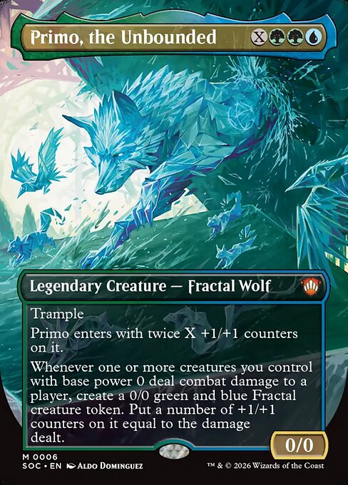 SOC: Primo, the Unbounded (Borderless)