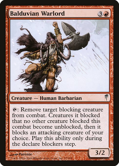 CSP: Balduvian Warlord (Foil)