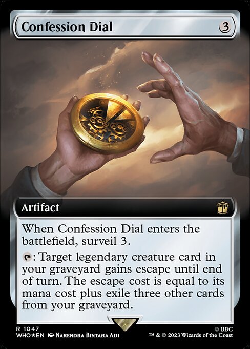 WHO: Confession Dial (Extended Art) (Surge Foil)