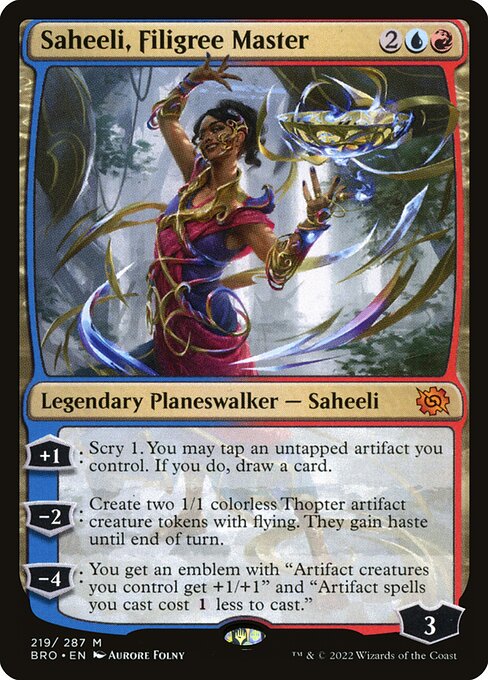 BRO: Saheeli, Filigree Master (Foil)