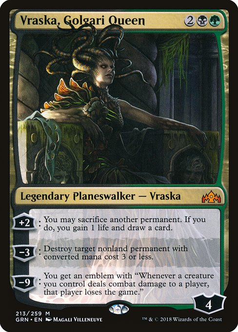 GRN: Vraska, Golgari Queen (Foil)