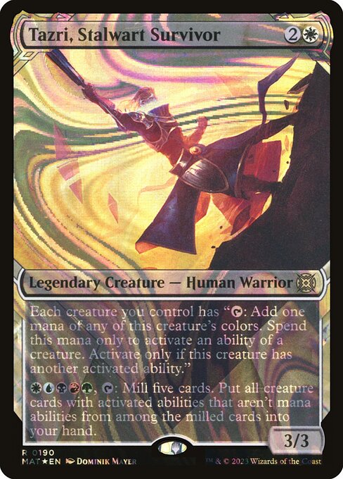 MAT: Tazri, Stalwart Survivor (Halo Foil)