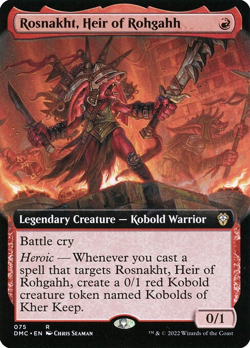 DMC: Rosnakht, Heir of Rohgahh (Extended Art) (Foil)