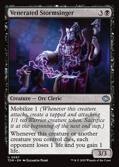 TDM: Venerated Stormsinger (Foil)