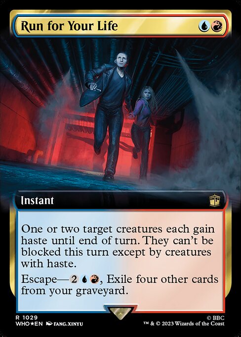WHO: Run for Your Life (Extended Art) (Surge Foil)