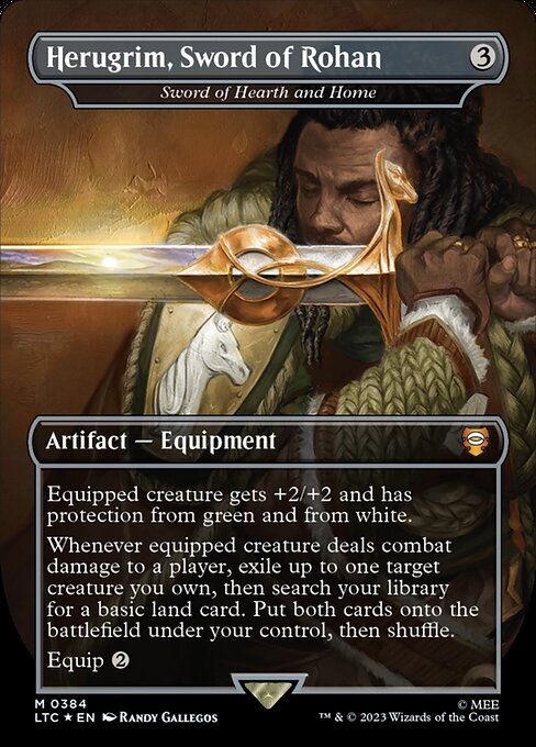 LTC: Herugrim, Sword of Rohan - Sword of Hearth and Home (Surge Foil)