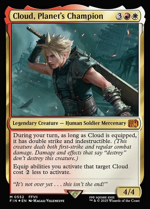 FIN: Cloud. Planet's Champion (Foil)