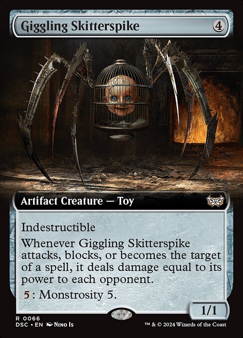 DSC: Giggling Skitterspike (Extended Art) (Foil)