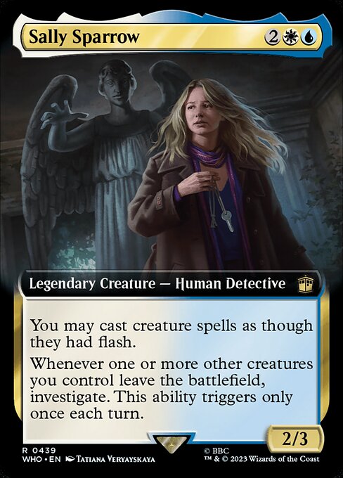 WHO: Sally Sparrow (Extended Art) (Foil)