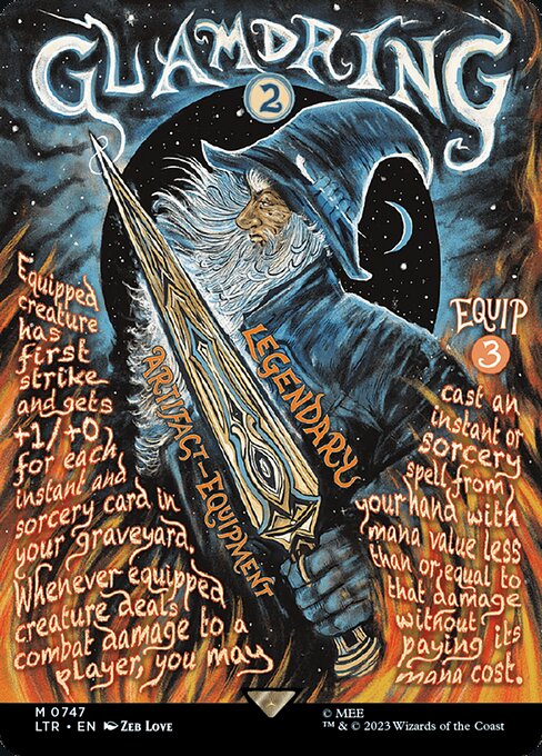 LTR: Glamdring (Borderless Poster) (Foil)
