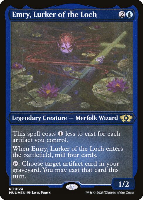 MUL: Emry, Lurker of the Loch (Foil Etched)