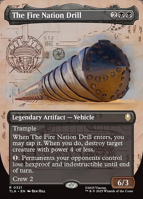 TLA: The Fire Nation Drill (Borderless) (Foil)