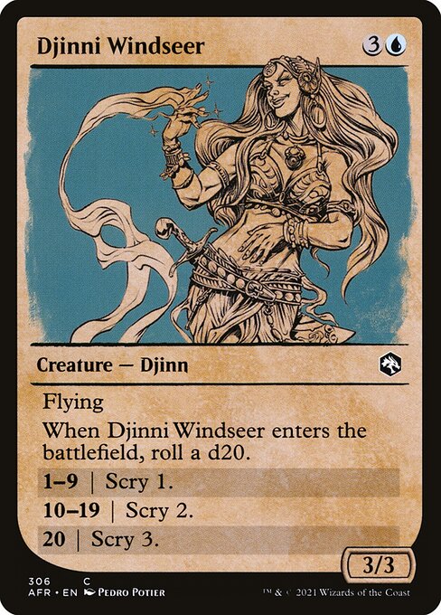 AFR: Djinni Windseer (Showcase) (Foil)