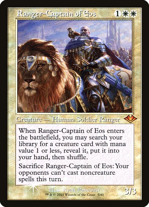 H1R: Ranger-Captain of Eos (Retro Frame) (Foil Etched)
