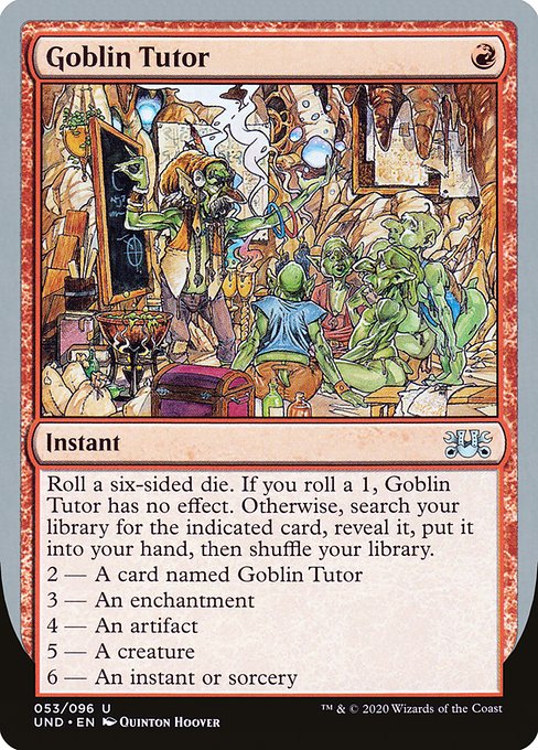 UND: Goblin Tutor