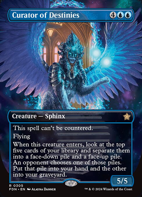 FDN: Curator of Destinies (Borderless) (Foil)
